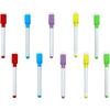 Eduway Dry Erase Whiteboard Marker Set Of 10 With Eraser Cap |Refillable Black Marker Pens |Easily Erasable Ink | Perfec