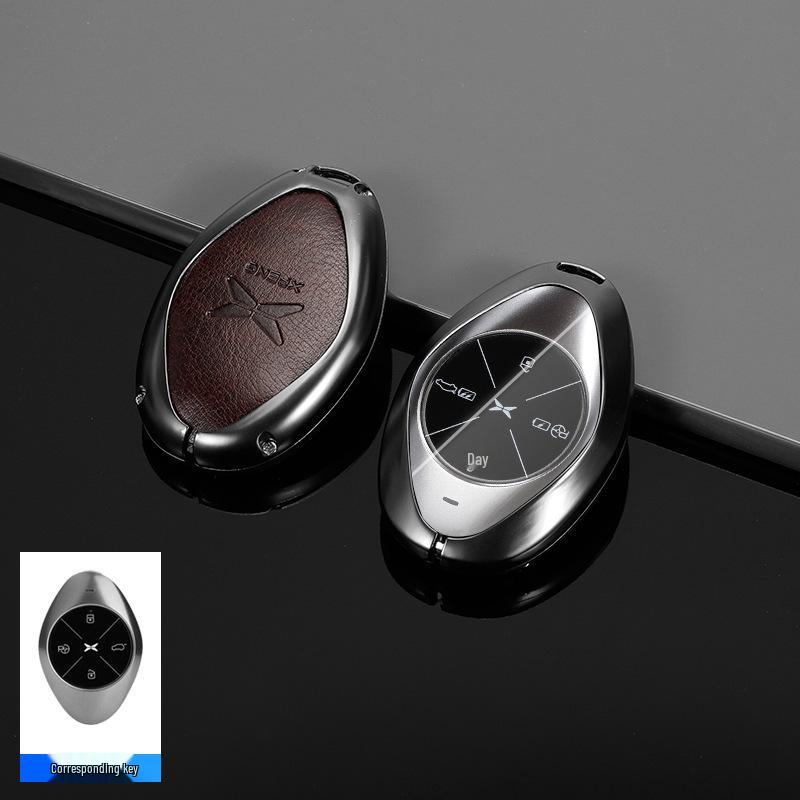 

Xpeng Car Key Case for Models G3i, P7i, P5, G9, G3i, G6 - Protective Shell & Buckle Bag