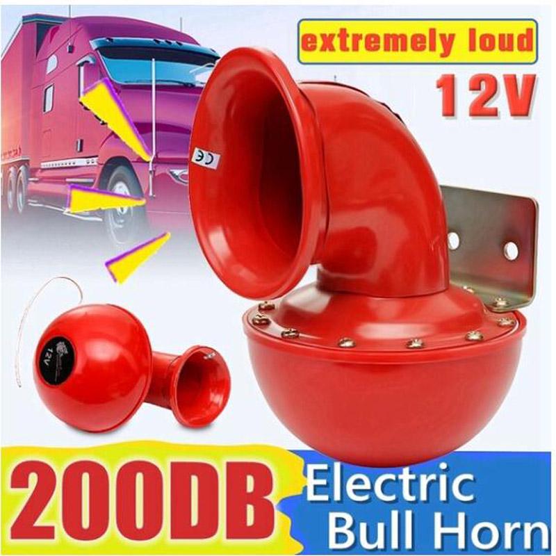 1 Paire Universel Dc 12V 130dB Moto /Étanche Voiture Camion Escargot Klaxon Air Sir/ène Accessoires
