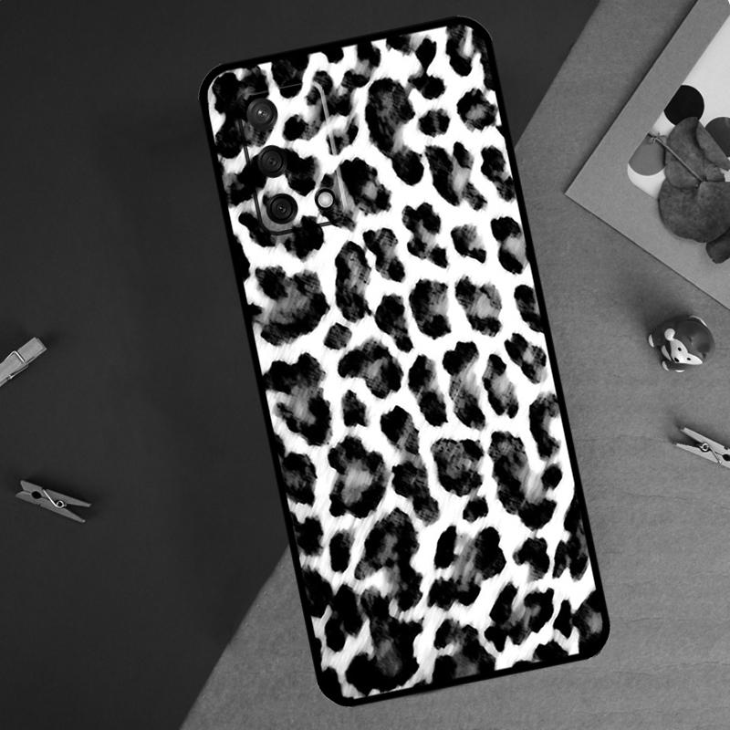 Black and White Dalmatian Cow Zebra For Oppo A18 A38 A58 A78 A98 A40 A60 A80 A74 A94 A54 A16 A76 A96 A15 A57S A17 A77 Phone Case