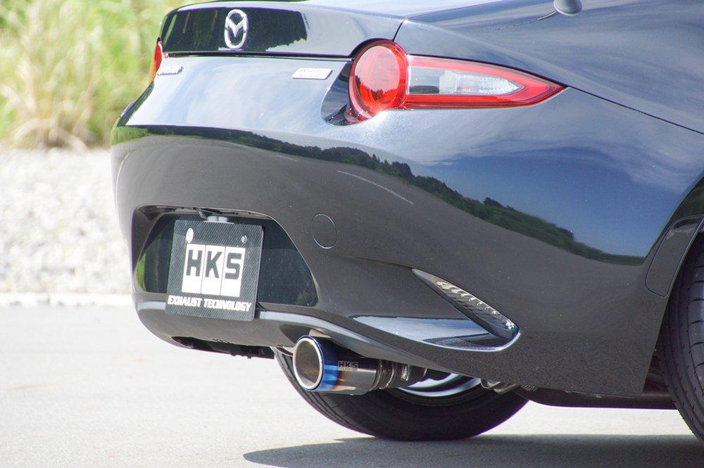 HKS Automotive Sports Muffler Liga Max Sports Mazda Roadster ND5RC Vehicle Inspection Compatible Intake and Exhaust System Parts 32018-AZ011