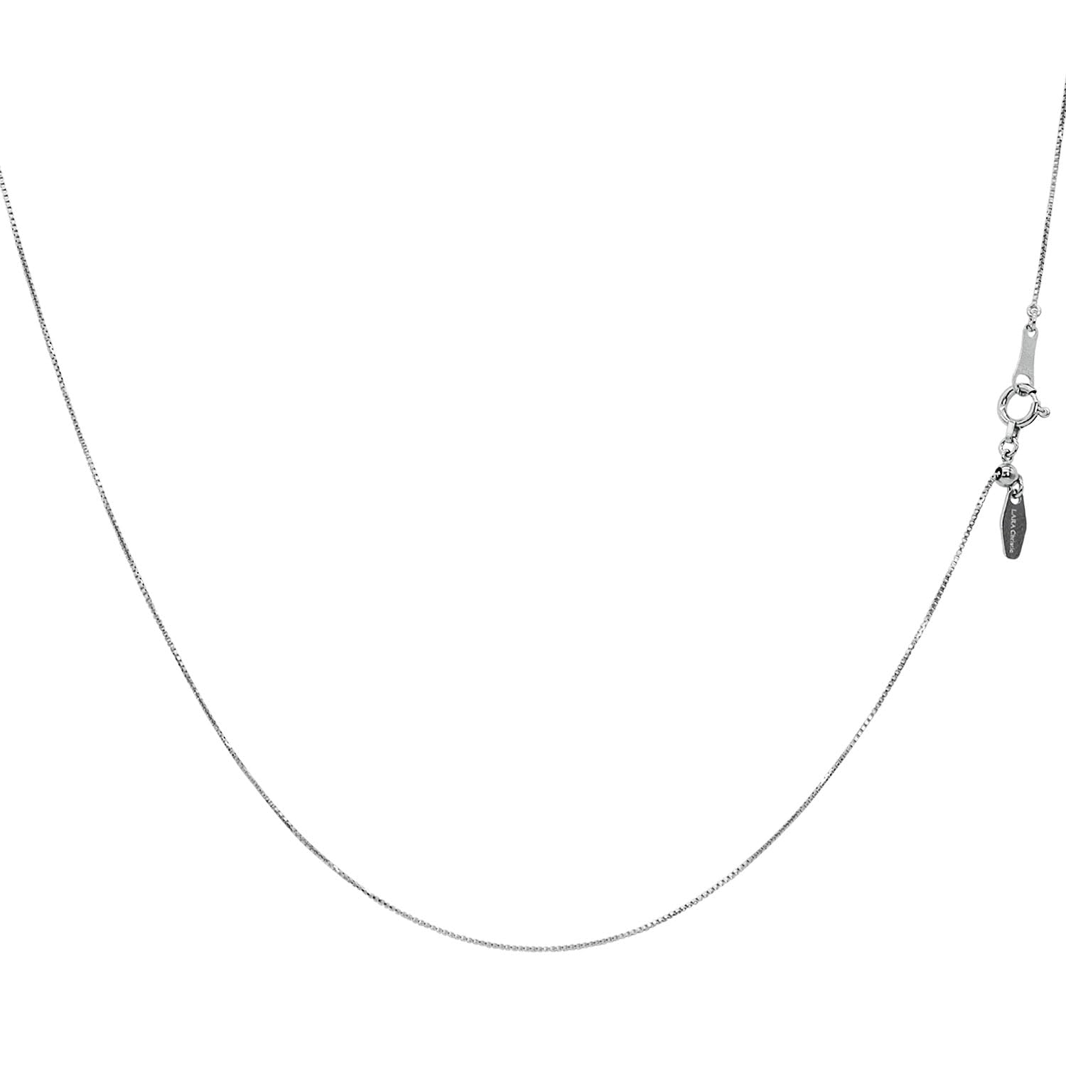 

Platinum Chain Necklace Pt850 Venetian Width Maximum 45cm Adjustable Length [Lala Christie] 0.55mm Approx. 1.63g lc97-0057