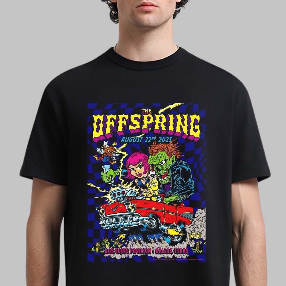 The Offspring Dallas Texas 2026 Supercharged Tour Tee August Unisex T-Shirt Gift XXXL