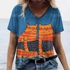 Fashion Streetwear Women Oversized T Shirt 3D Cat Print Summer Casual Short Sleeve Crew Neck Pullover Female Clothing
