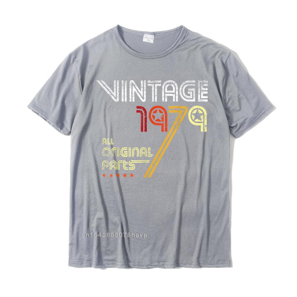 1979 Vintage 41st Birthday Retro Graphic Gift TShirt Unisexs Cheap Family Tops Shirts Cotton T Shirt Geek