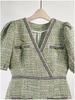 Elegant Sweet Short-Sleeved French Collar Dress - Autumn/Winter Edition