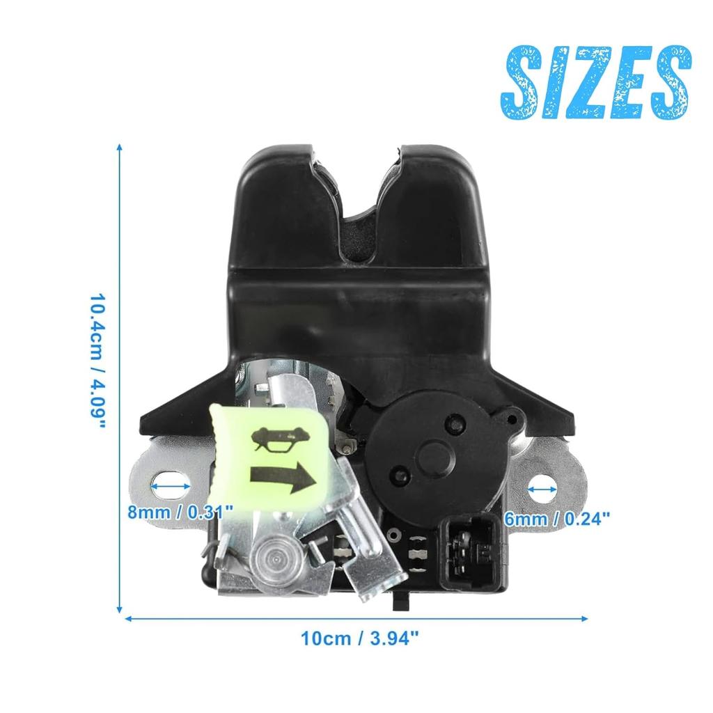 Rear Trunk Lid Lock Latch Actuator 81230-C1500 for Hyundai Sonata 2018–2019 Hybrid Sedan Tailgate Door Lock Actuator Motor Replacement