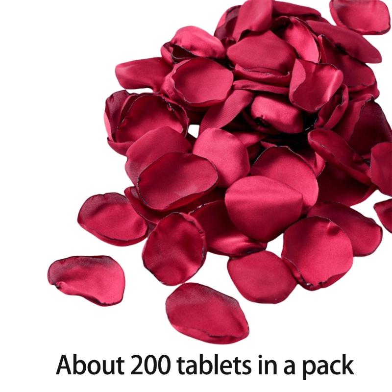 Artificial Rose Petals for Weddings and Special Occasion Perfect for Creating a Romance Atmospheres Decors 200Pieces