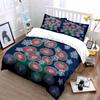 Radiant Blooms Under Starlight. Bedding Sets Duvet Covers Pillowcases(1* Duvet Cover 2* Pillowcases Without Duvet Insert)