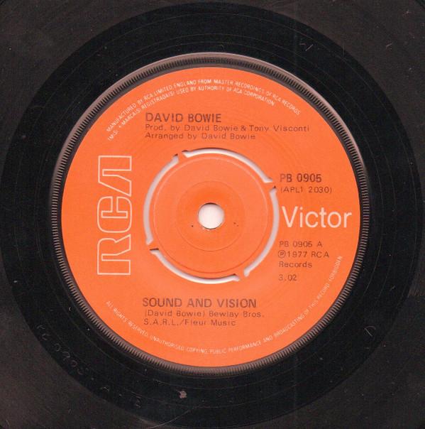 7inch Record DAVID BOWIE - Sound And Vision PB0905 RCA Victor 1977 UK Dance & Electronica Used