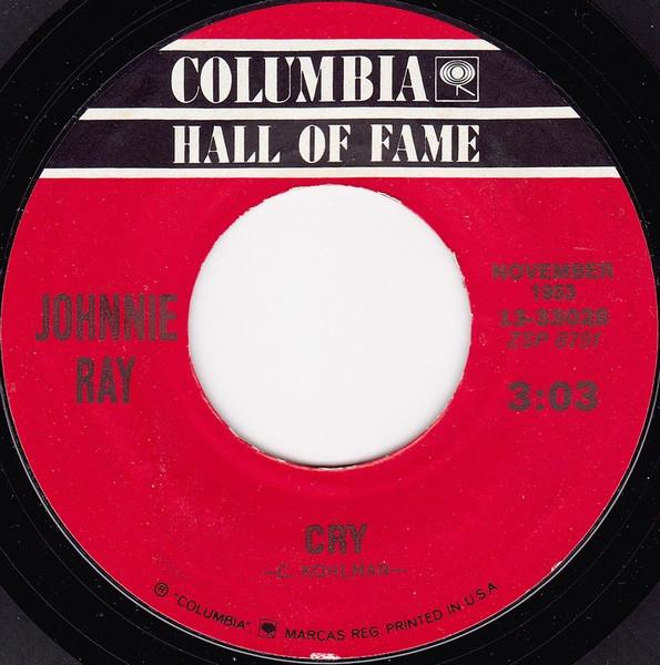 7inch Record JOHNNIE RAY - Cry 1333028 COLUMBIA US Pop Used