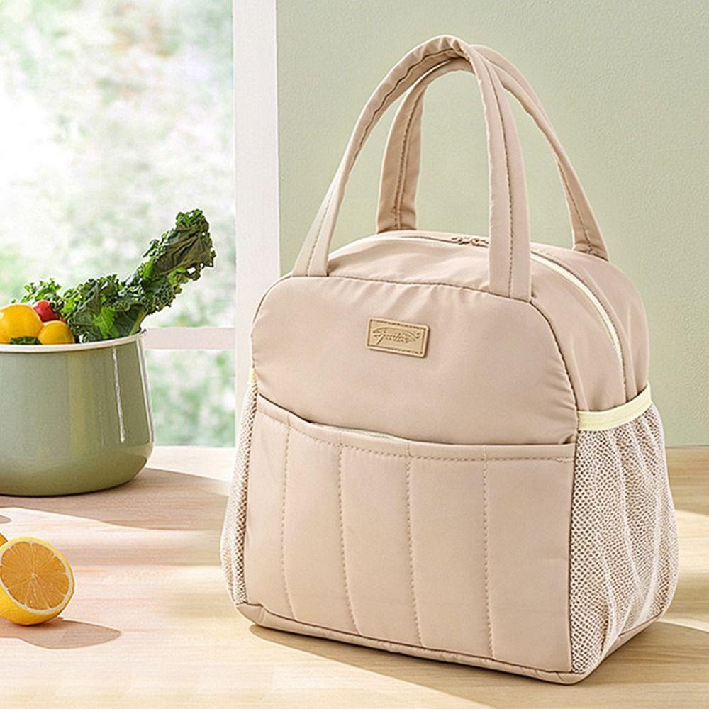 Thickened Lunch Bag Aluminum Foil Cooler Handbag Portable Lunch Box  for Students&Office Worker