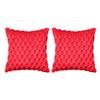 3D Soft Plushes Faux Furs Throw Pillow Cover, Comfortable Pineapple Grid Turtles Pattern Velvets Cushions Sleeve for Ages