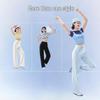 SIINSIIN Women's Summer Ice Skin Sunscreen Straight Leg Sweatpants