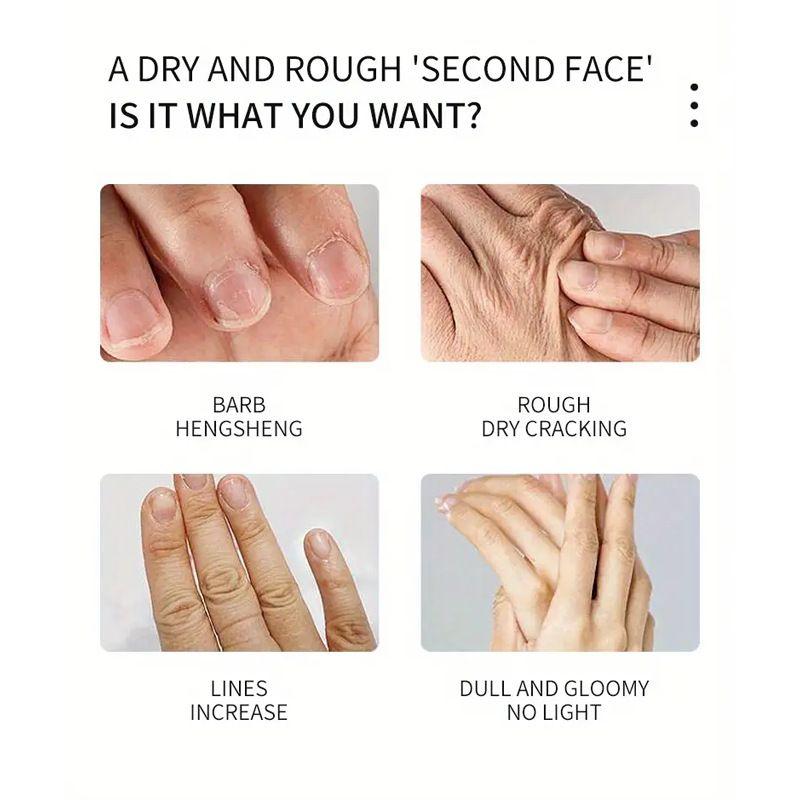 5 Hand Creams, Moisturizing, Hydrating, Whitening, Anti-drying, Small Hand Creams, Portable, Refreshing and Non-greasy Gift Box