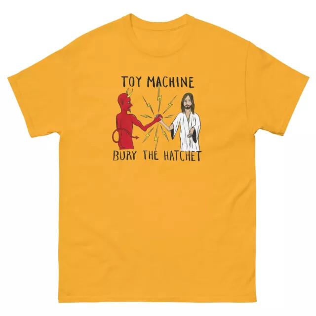 

Toy machine skateboards bury the hatchet devil Jesus skateboarding t shirt des Unisex T-Shirt S