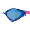 Mizuno GX SONIC EYE Swim Curved Lens Navy with Purple Unisex Glasses, J-Shaped (Racing Type), N3JEC691, Mirror,
