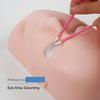 Weiches Wimpernverlängerungs-Übungsmodell Silikon Wiederverwendbar Falscher Mannkopf Simulation Gepfropfte Wimpern Mannequin Modell
