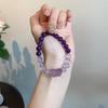 Originaler natürlicher uruguayischer Amethyst-Armband, Amethyst Pixiu-Armband, leichter Luxus-Mode, beliebt bei japanischen und koreanischen weiblichen Livestreamern