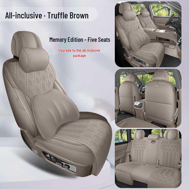 AITO M9 Suede Seat Cushions, Fit for 25 Models, All-Season, Suitable for Five/Six-Seater Cars - Car Accessories