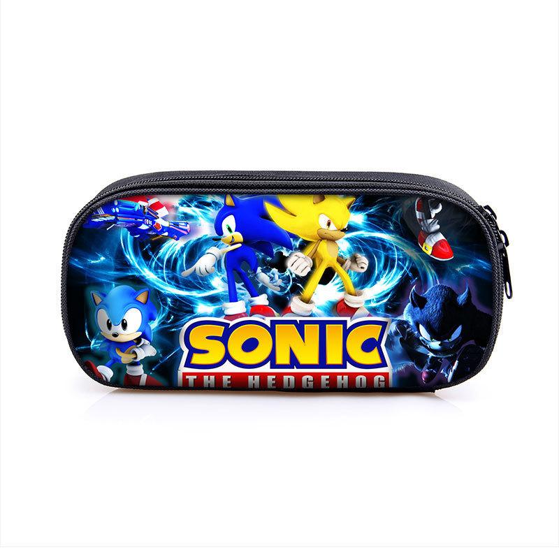 Elementary School Students Pencil Bag Vertical Square Simple Stationery Bag Large Capacity Pencil Bag