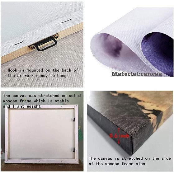 LB Pink Flamingo Beach Wall Art for Bathroom Tropical Green Palm Leaf Canvas Wall Art Wall Paintings Home Decor Blue Ocean Wall Pictures for Living