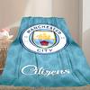 1pc Comfortable Home Print Throw Blanket, Manchester United Manchester City Blanket For Bed and Sofa Use, Special Present For Family