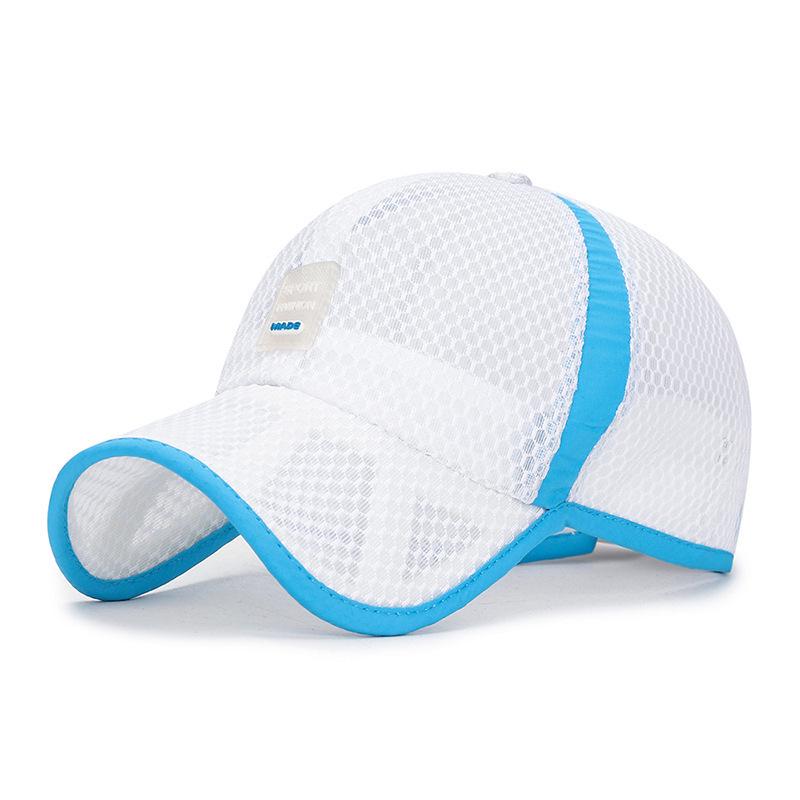 Zhenyueqi Kids' Summer Mesh Sun Hat - Breathable Outdoor Baseball Cap with Hollow Brim