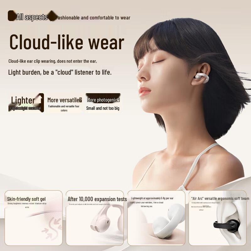 EDIFIER Comfo Clip Open-Ear Air Conduction Sports Headphones