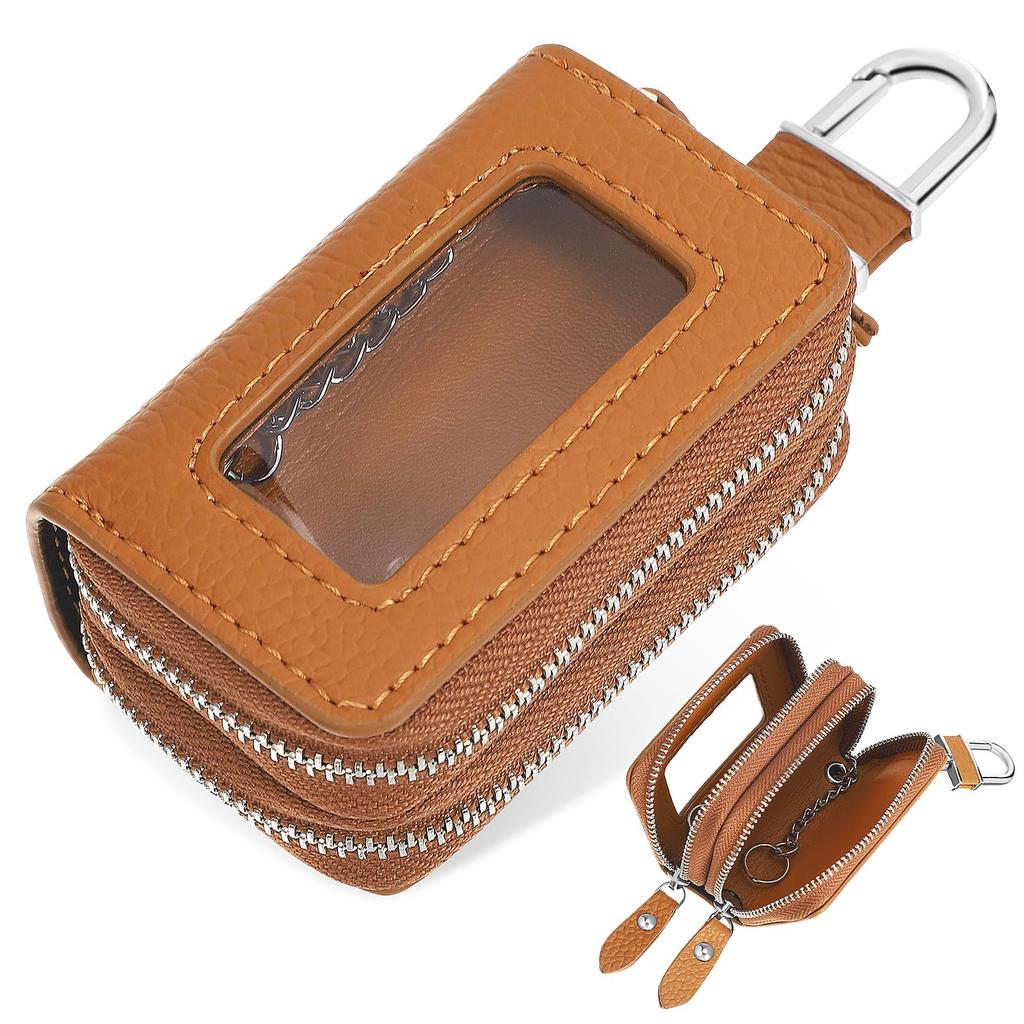 POPETPOP Key Case, Smart Key Compatible, Coin Case, Key Holder, Smart Key Case, Car,