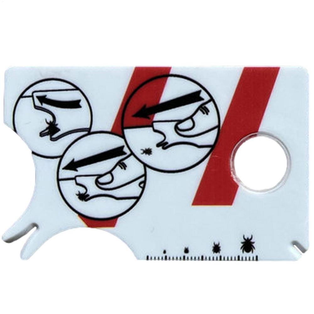 Tick Card For Dogs Pets Lice Catcher Tool Small Tick Card With Magnifier Tick Remover Card Plastic Portable Tick Remover
