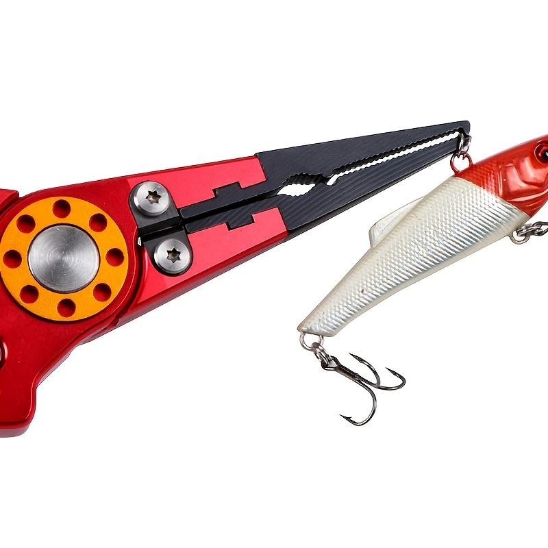 Odolné rybárske kliešte Nerezová oceľ Zliatina hliníka Vyťahovač háčikov Otvárač krúžkov Kliešte na PE lanko Prenosné rybárske kliešte Kvalita so zámkom Voliteľné