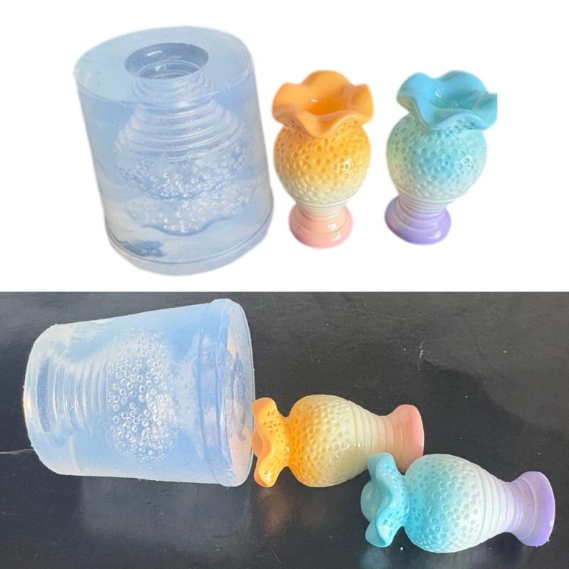 Silikon-Bastelform Perfekt zur Herstellung von Miniaturvasen Geeignet für Bastelprojekte Puppenhäuser Ornamente und Schmuck