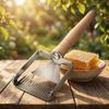 Silver Honeycomb Scraper Stainless Steel Hive Scraper Tool Honey Uncapping Fork  Honey Harvesting