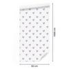 Heart Wallpaper White, Lavender and Light Gray 50x1000