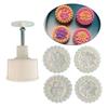 150g Cute Flower Shape Pastry Moulds Dessert Mold Dessert Mould Hand Pressure Tool Plastic Material Baking Accessories