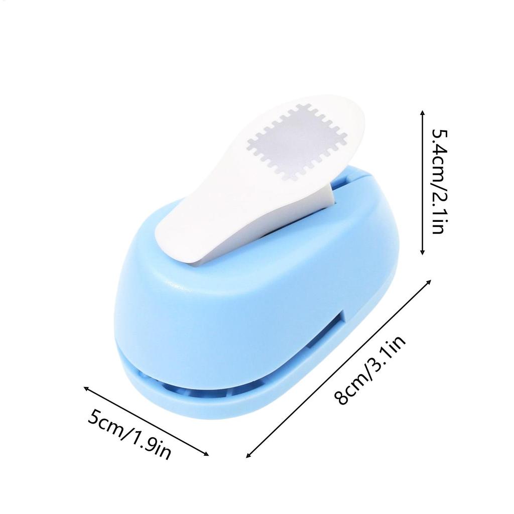 DIY Shape Paper Punch Anti-Slip Hands-On Activity Scrapbooking Square Hole Punch For Paper Crafting Rectangle Postage Stamp