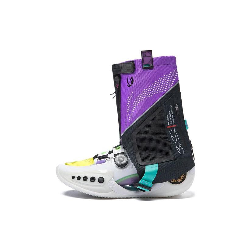 Li Ning Wow 9 City Exclusive Chengdu Shock Absorption Slip Resistant Durable Low Top Basketball Shoes Men Basketball Shoes ABES003-4