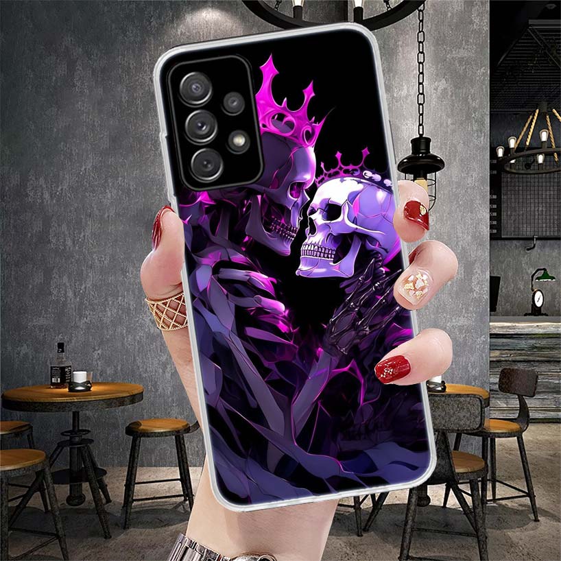 

Anatomy Skeleton Heart Lovey Kiss Phone Case For Samsung Galaxy A13 A14 A15 A16 A17 A53 A54 A55 A56 A57 A33 A34 A35 A36 A37 A23 Samsung A13 5G