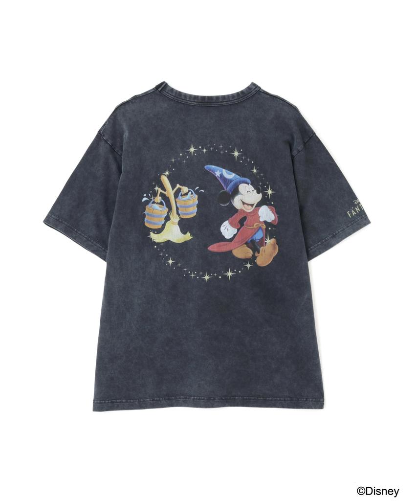 Avirex Collection FANTASIA MICKEY MOUSE BROOM 2XL 410 Charcoal T-SHIRT Men's 783-5234022
