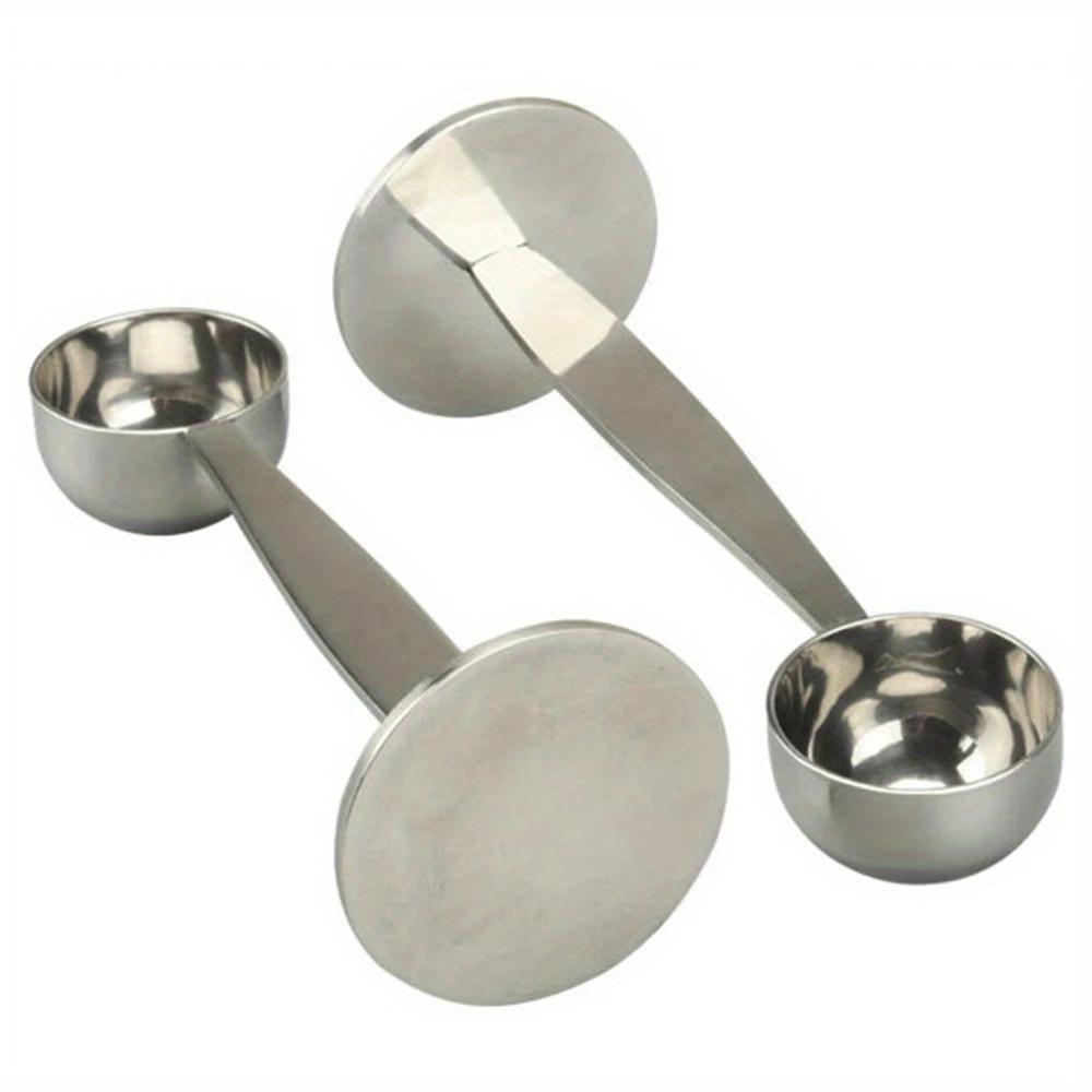 Stainless Steel Coffee Scoop with Press—201 Stainless Steel Upright Coffee Scoop, Suitable for Espresso Machines Variant1
