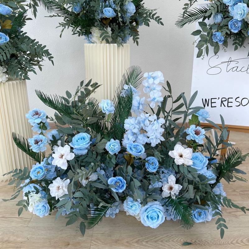 Large Silk Flower Arrangement for Wedding Aisle Decoration