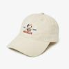 Brooklyn Snoopy PIGMENT Washed Ball Cap (BEIGE)
