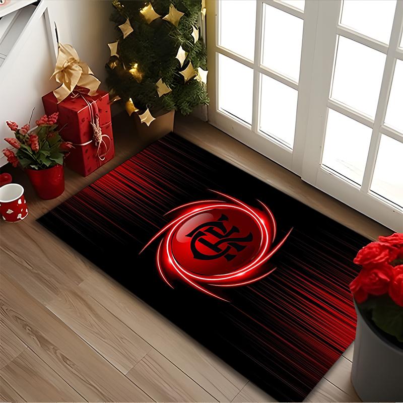 1pc Rangers FC Rug, Digital Printed Home Chair Sofa Mat, Durable Office Area Carpet, Beautiful Festival Decorations