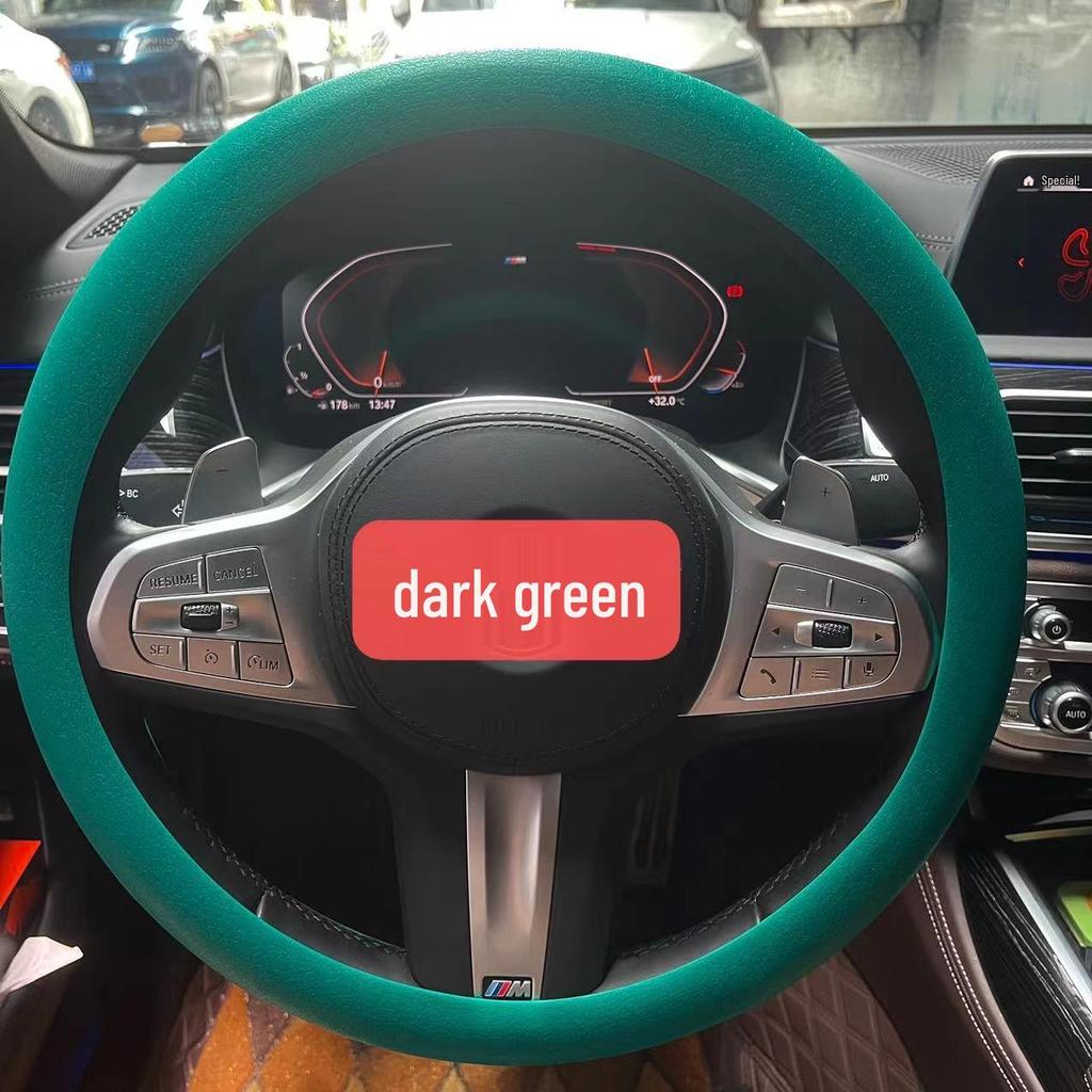 Ultra-thin Silicone Steering Wheel Cover - Non-slip, Wear-resistant, Universal Fit for All Seasons