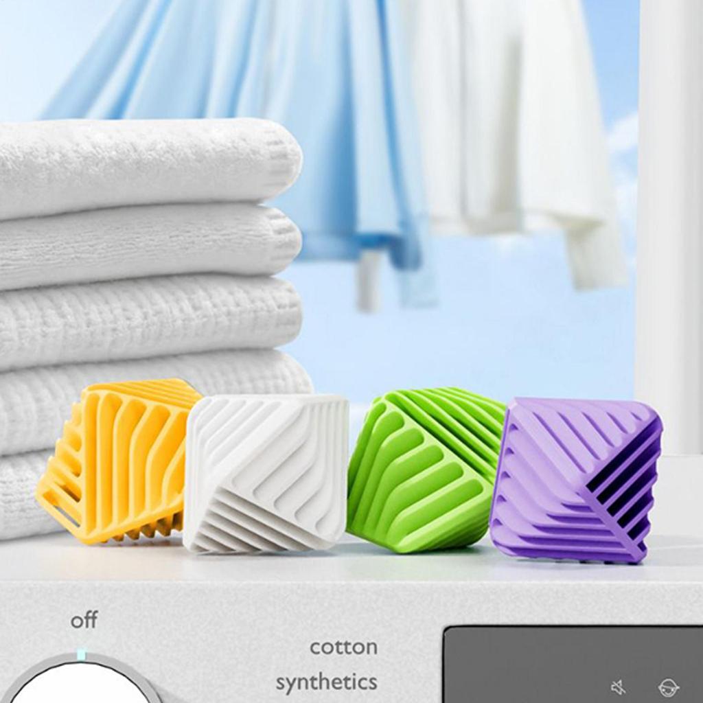 4pcs Laundry Balls Reusable Clothes Hair Cleaning Tools Household For Washing Machine Washing Ball Antitangle Laundry Ball