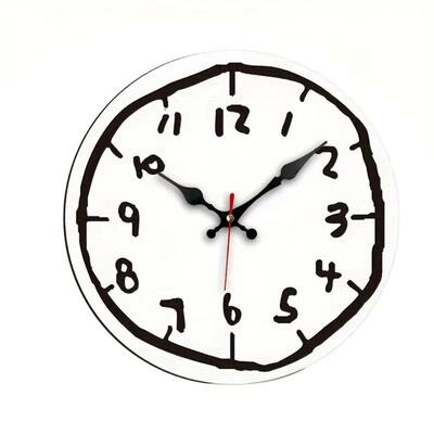 30cm Size Digital Wall Clock Cartoon Design Special Design Silent Wall Clock Modern Silent Mechanism Creative Clock