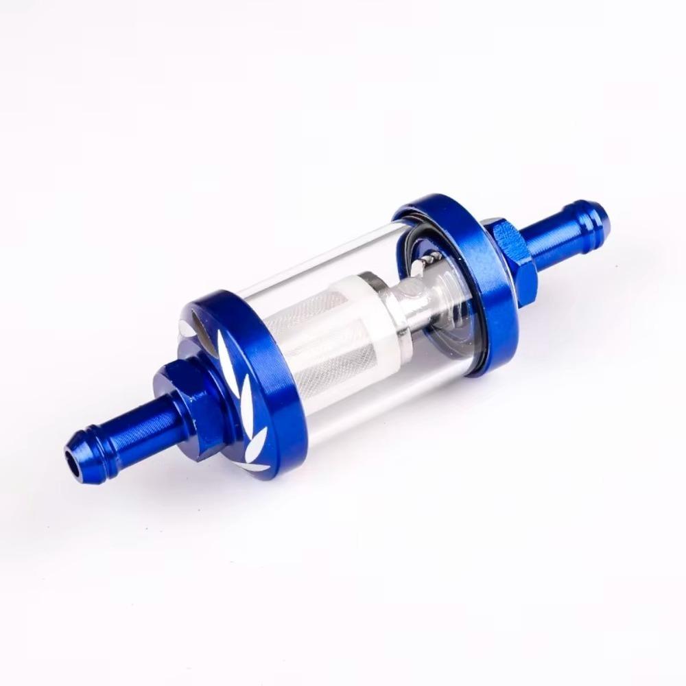 Universal Motorcycle Fuel Filter CNC Aluminum Alloy Motor Oil Filters 8mm Auto Petrol Motor Machines Parts Fuel Filters5