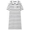 Heritage Striped Casual Pullover Short Sleeve Dress Women Dresses F51W638302F-WT