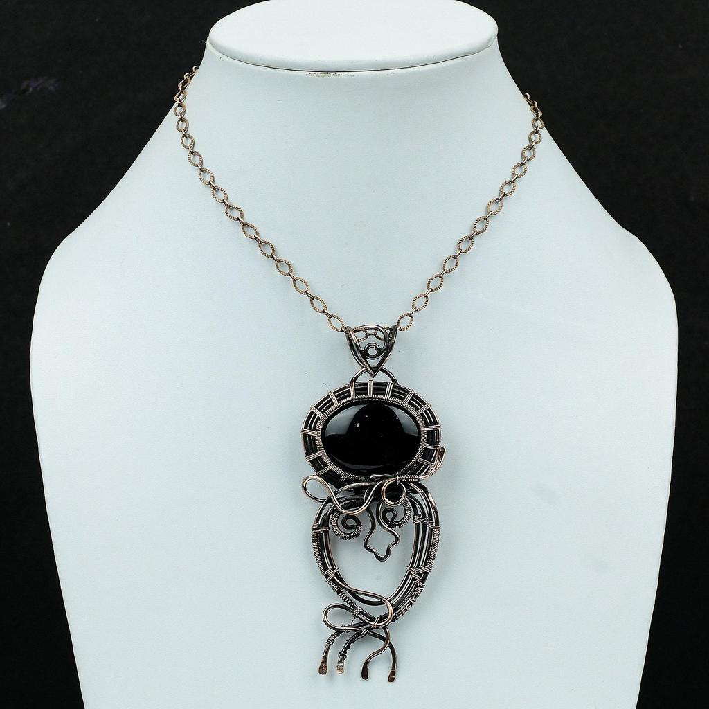 Sugilite Pendant Copper Wire Wrapped Pendant Handmade Decent Pendant Copper Jewelry Wire Wrap Jewelry Original Gemstone Pendant Gift For Her